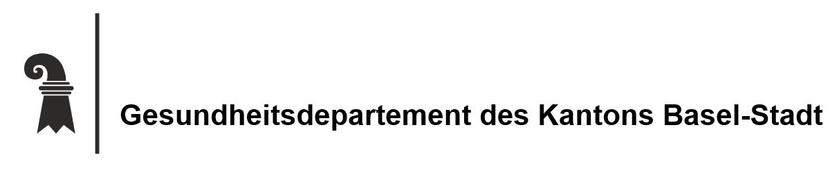 Das Logo des Gesundheitsdepartements des Kantons Basel-Stadt.